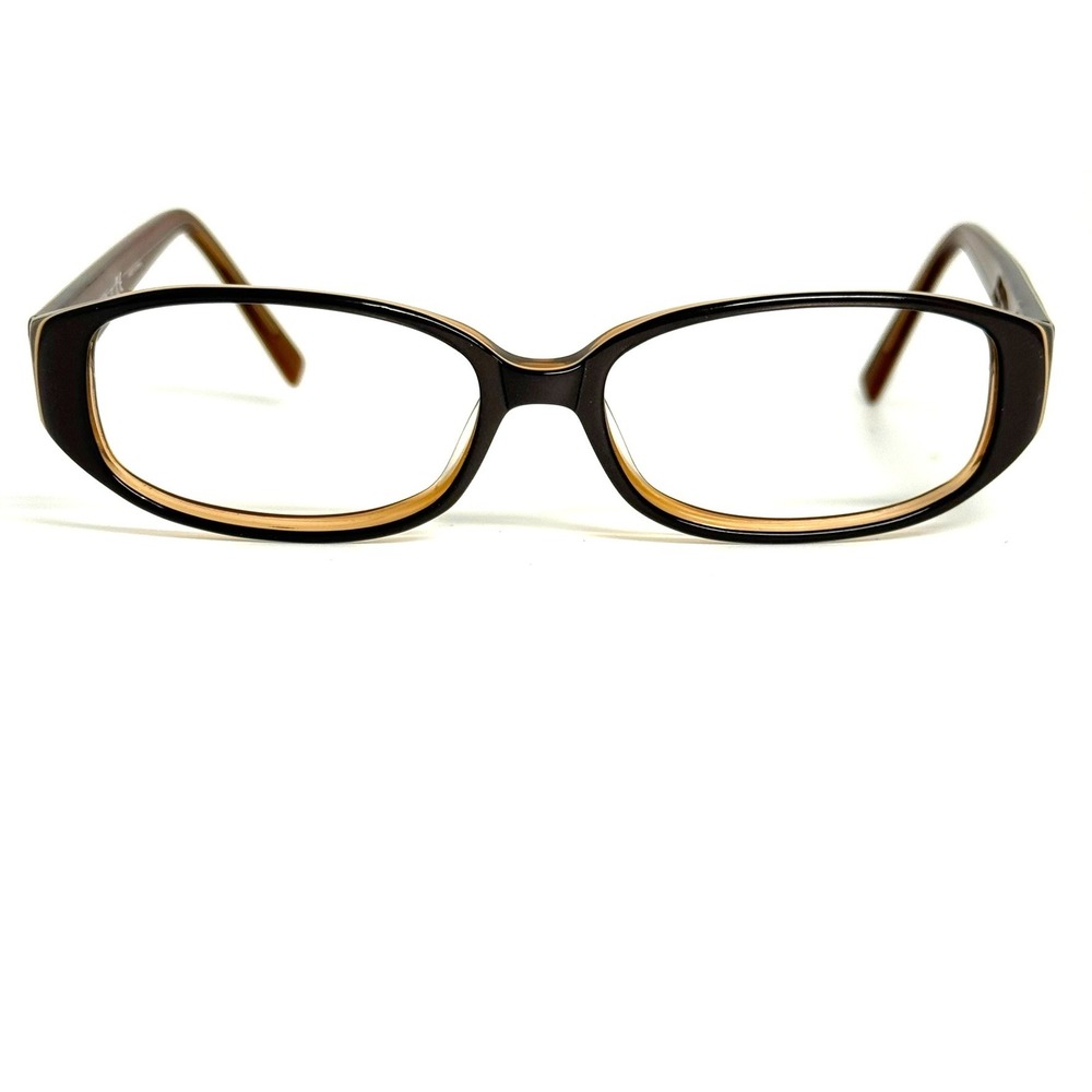 Anne Klein AK5120 Brown Amber Oval Eyeglasses Frames 52-15-130